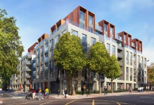 a new development by Barratt Homes, Camden Courtyards