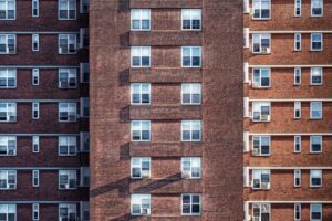 A block of residential flats